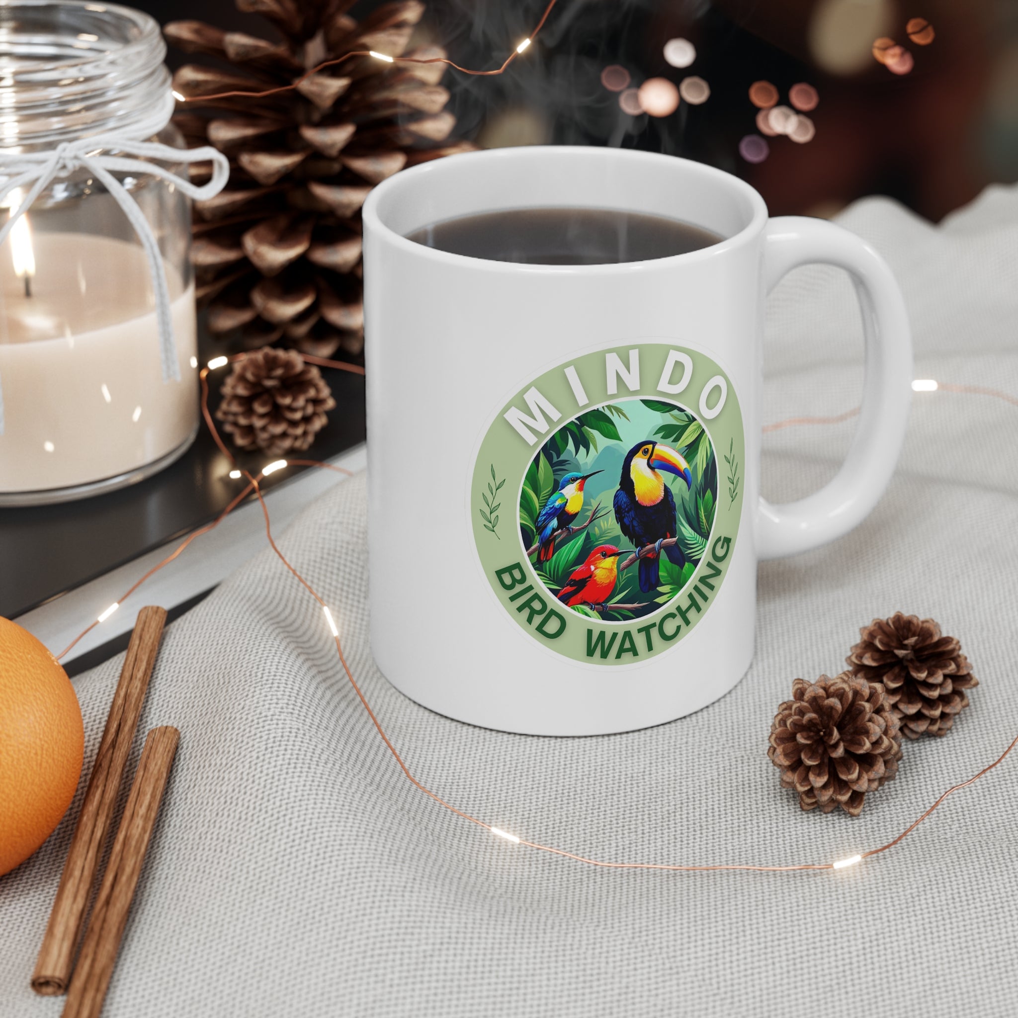 MBW Family Coffee Mug – Mindo Ecuador Wildlife Souvenir (11oz Ceramic)