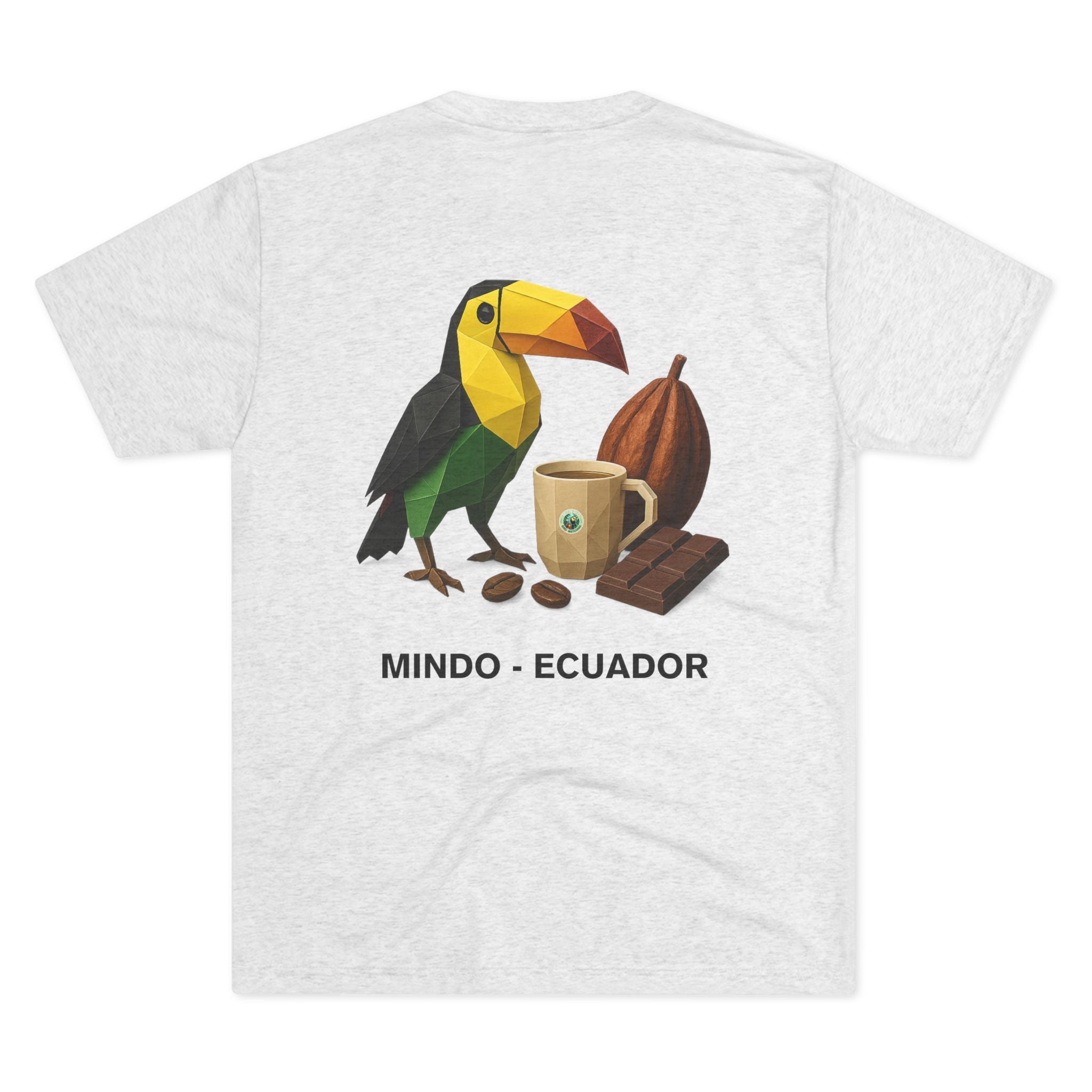 MBW Toucan Coffee & Cocoa Tee — Mindo Ecuador Wildlife Travel Souvenir