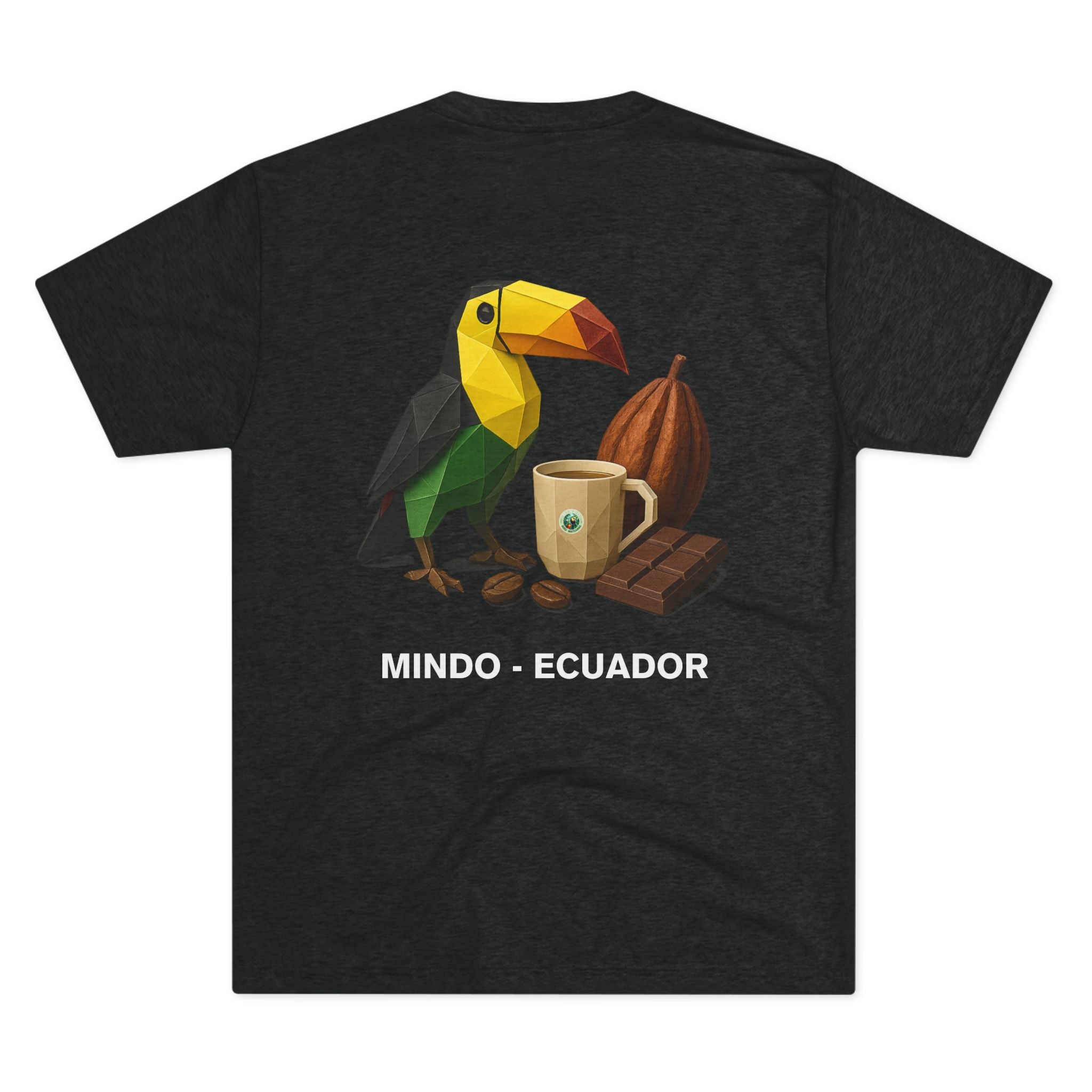 MBW Toucan Coffee & Cocoa Tee — Mindo Ecuador Wildlife Travel Souvenir