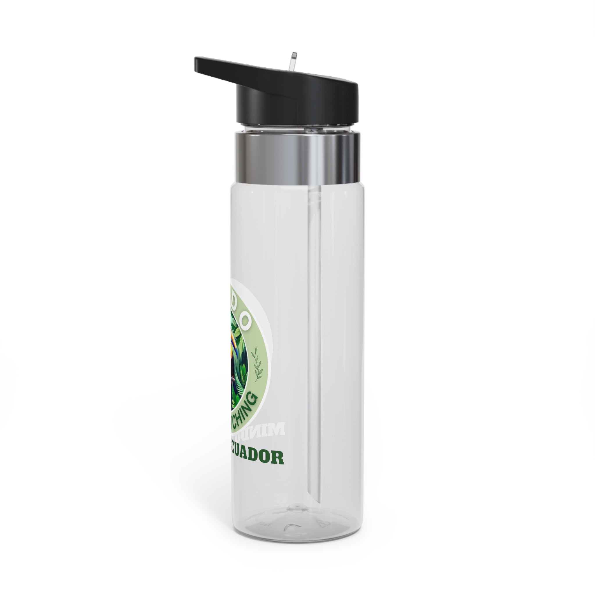 Mindo Bird Watching Water Bottle — 20oz Tritan Sport Bottle with Tropical Logo