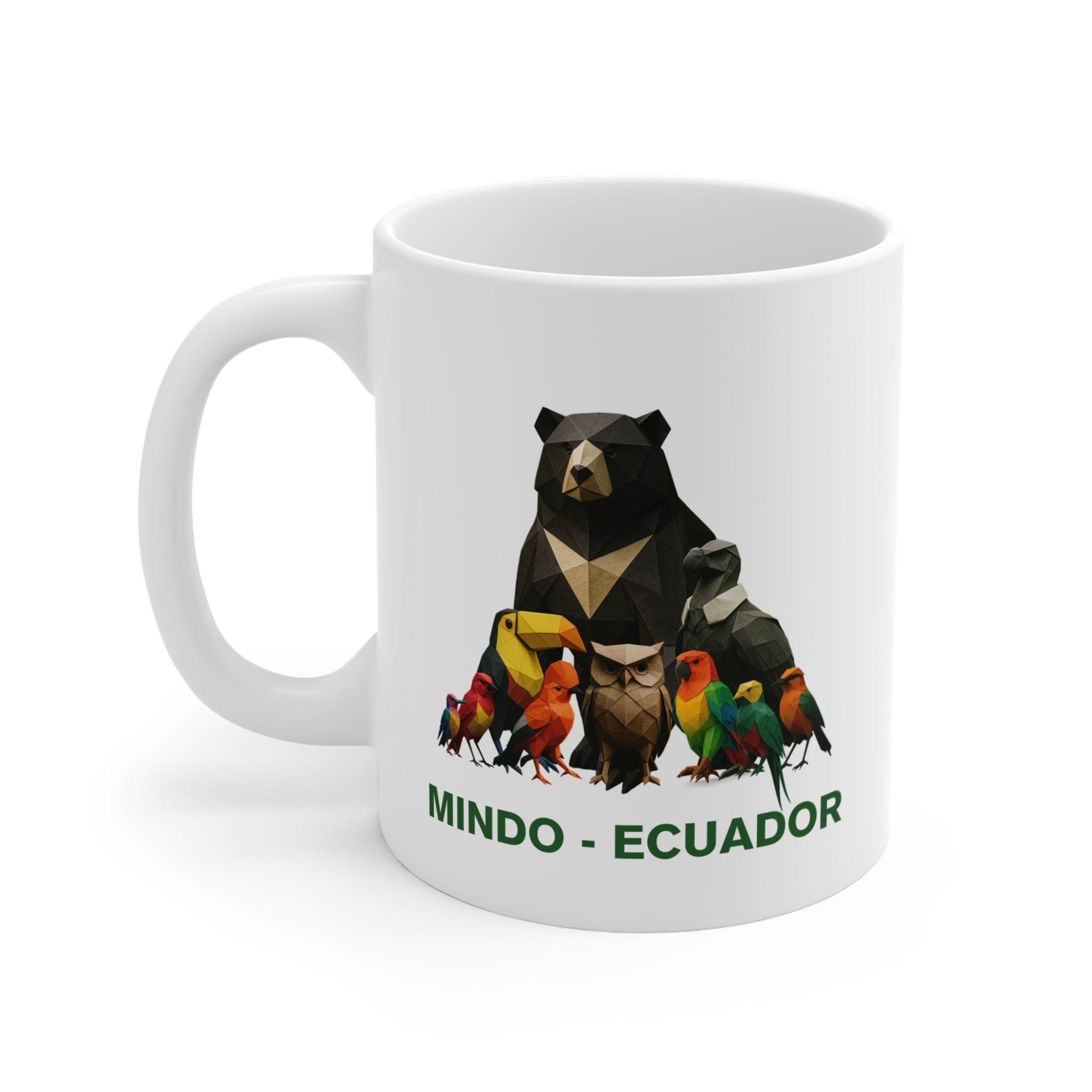 MBW Family Coffee Mug – Mindo Ecuador Wildlife Souvenir (11oz Ceramic)
